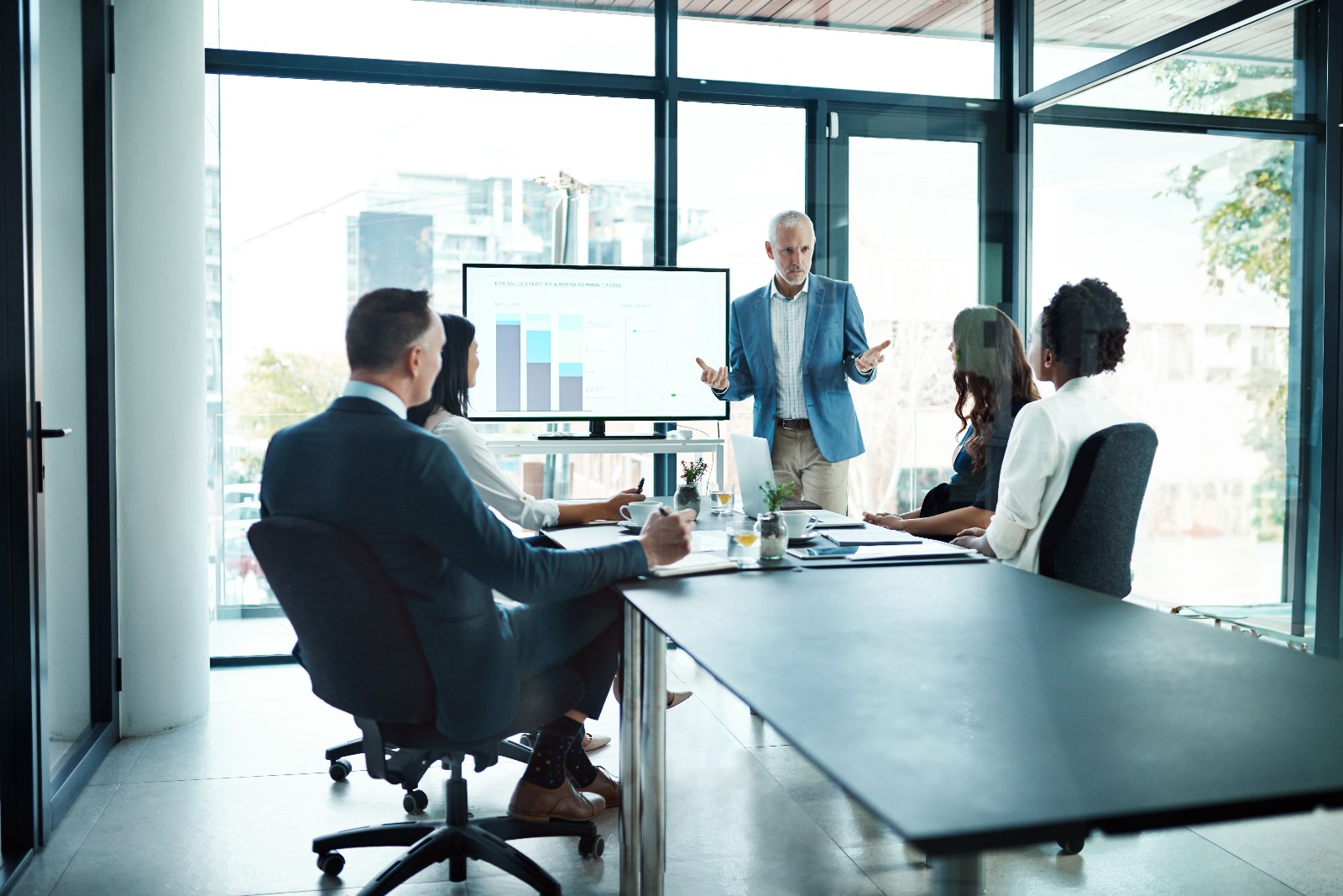 Business development professionals supporting entrepreneurs with international expansion, navigating regulatory frameworks, market strategies, and operational structures for success.